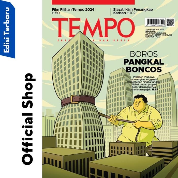 

Majalah Tempo Ed 5352 ''Boros Pangkal Boncos" Tanggal 10 Februari 2025