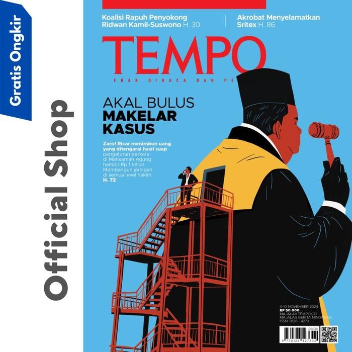 

Majalah Tempo Ed 5338 AKAL BULUS MAKELAR KASUS ( 4 November 2024 )