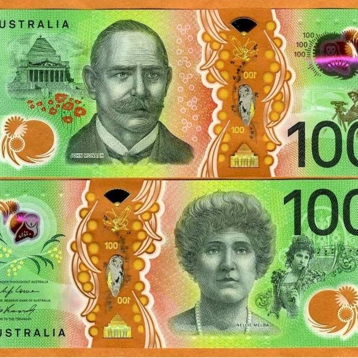 

Australia 100 Dollars 2020 New Polymer Design, Prefix. AF