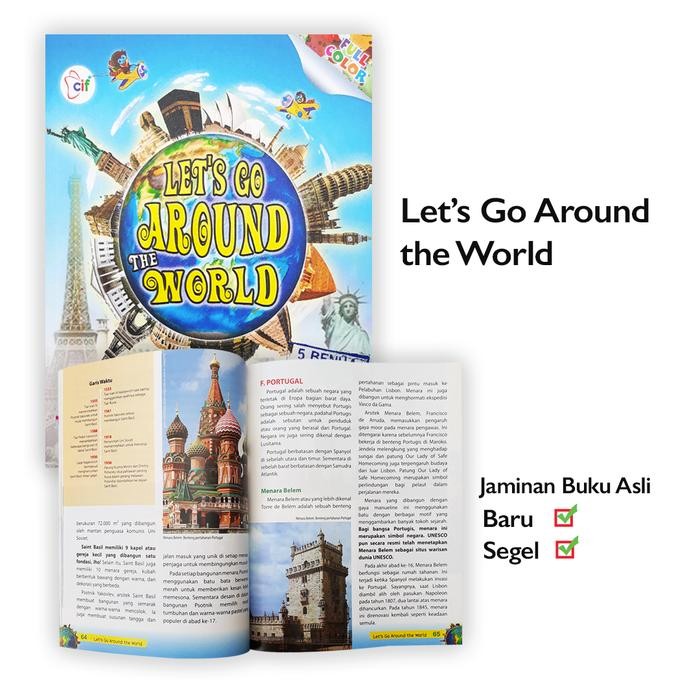 

Buku Lets Go Around The World Berpetualangan ke Lima Benua Menakjubkan