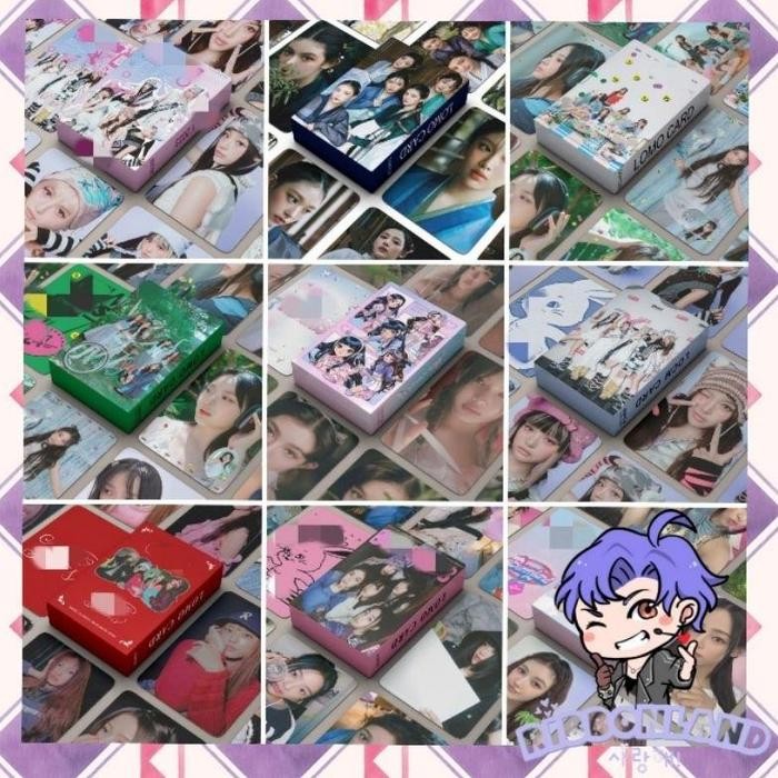 

(55 Pcs) New Jeans Photocard Hologram Koleksi Kpop Lover Fans