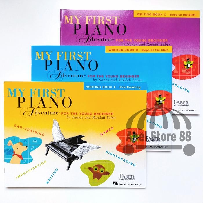 

My First Piano Adventure For Young Beginner Writing Book A/B/C Teori
