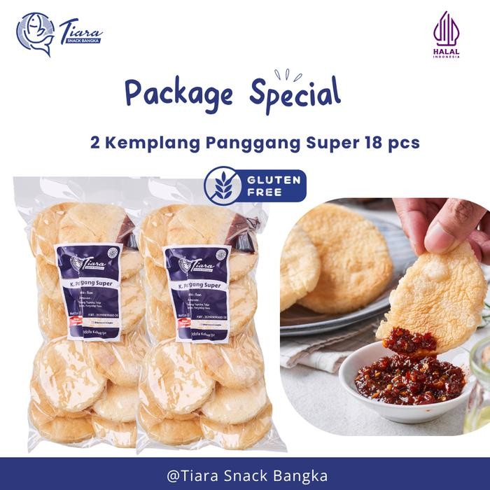 

TERMURAH Kemplang Panggang Super Ikan Tenggiri Asli Belinyu Bangka- Package Best Sr Krupuk Bangka
