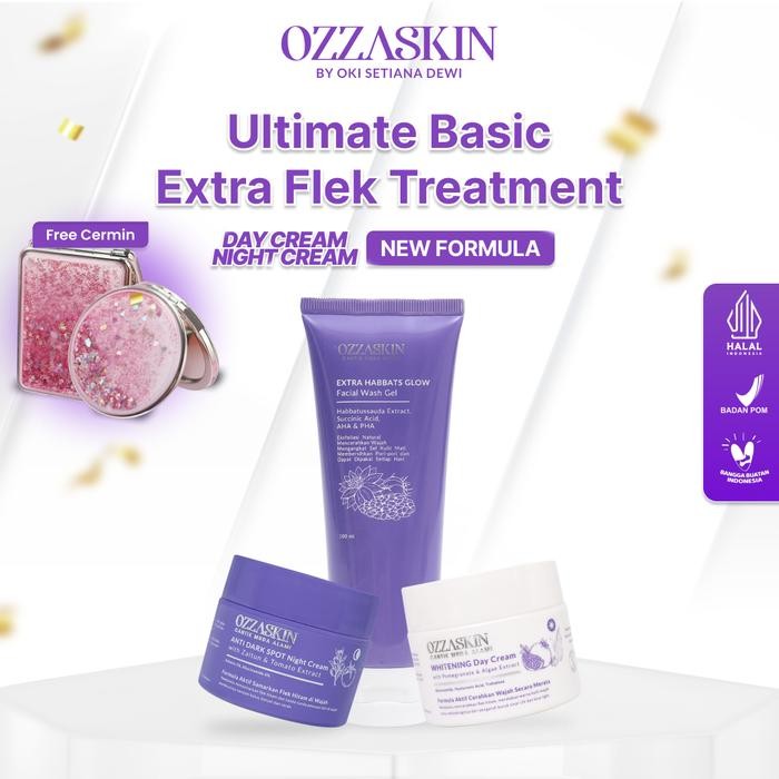 

[Spesial Live OSD] Gratis Cermin New Ozzaskin Official By Oki Setiana Dewi Ultimate Basic Extra Flek