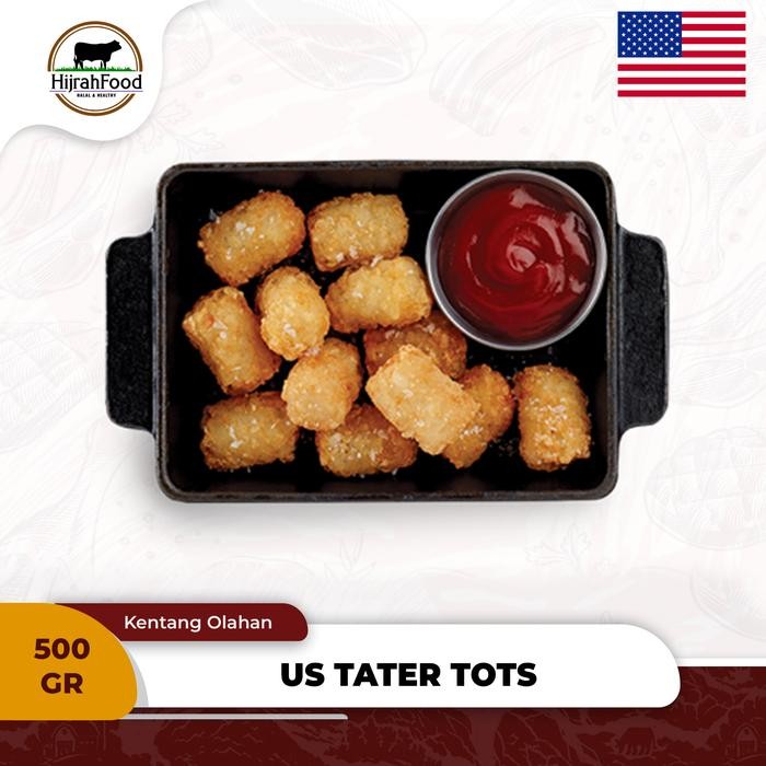

LUXEHEALTH- Us Tater Tots Potato / Kentang Pom Pom / French Fries Puff (500 Gr)