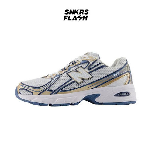 NEW BALANCE 740 V2 HERON BLUE VINTAGE INDIGO Sepatu Sneakers Pria - U740HB2 - Size 36