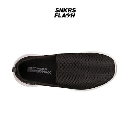 SKECHERS GO WALK JOY BLACK WHITE Sepatu Casual Wanita - 15600BKGY - Size 36