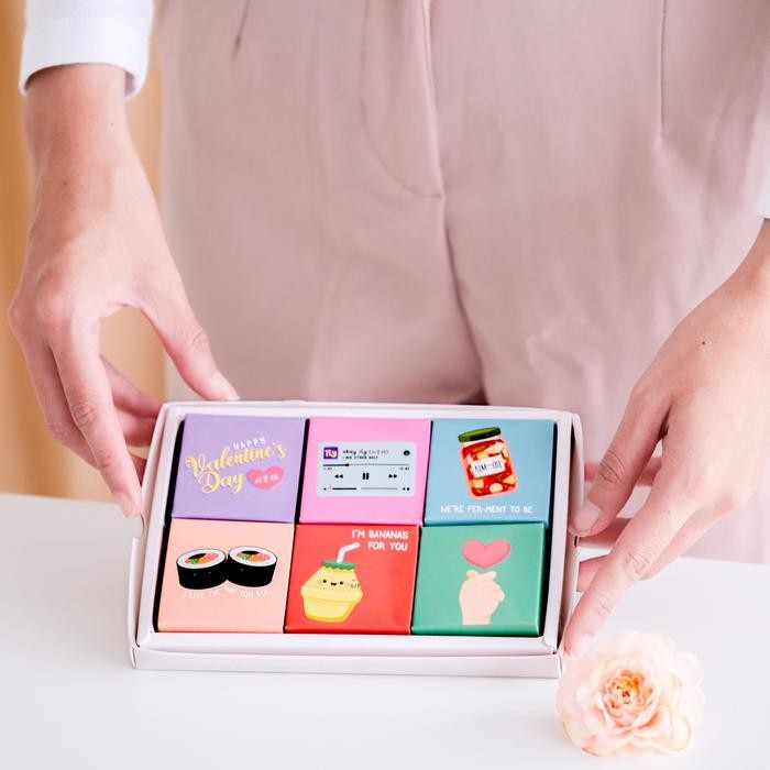 

Coklat Valentine Box 6pcs - Letter Box - Coklat Hari Sayang