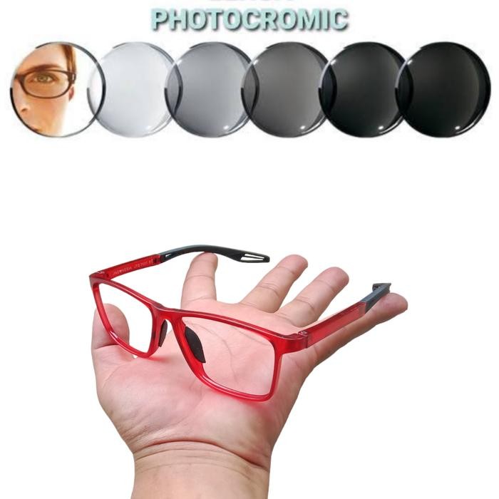 kacamata pria kacamata sporty photocromic