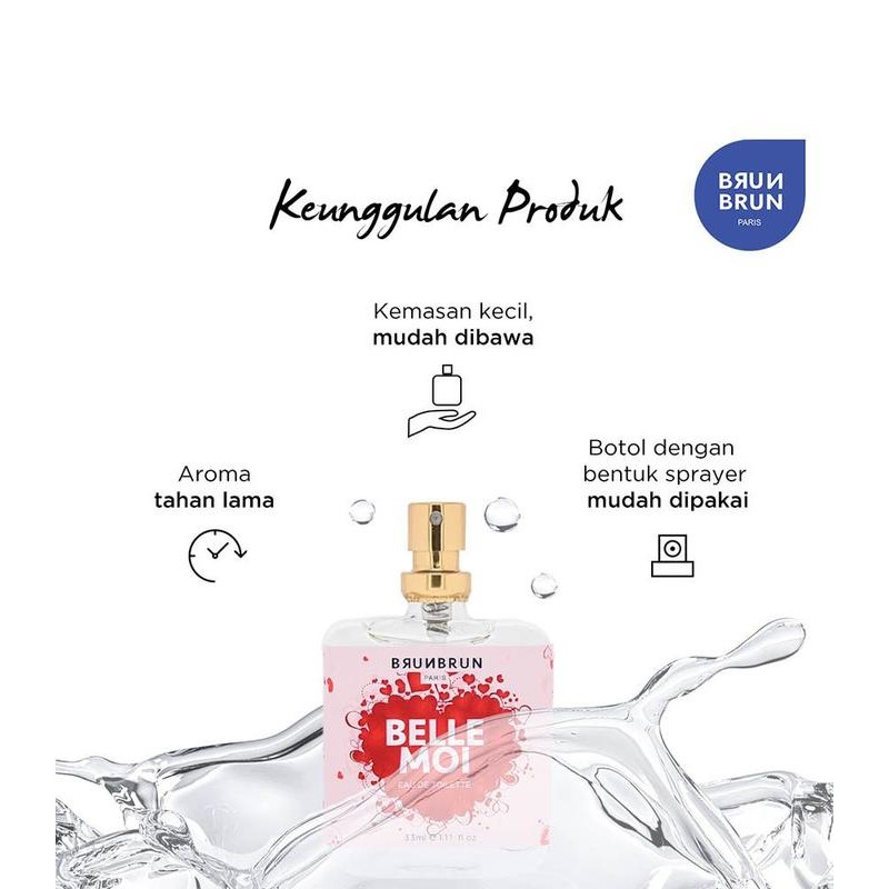 PARFUM BRUNBRUN HISTOIRE NOUVELLE BELLE MOI