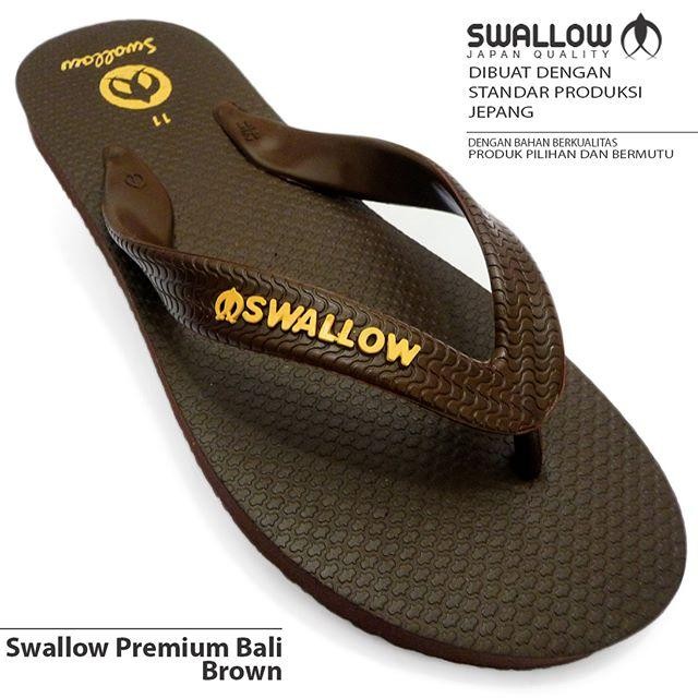 Sandal Jepit Swallow Premium Bali [Brown]
