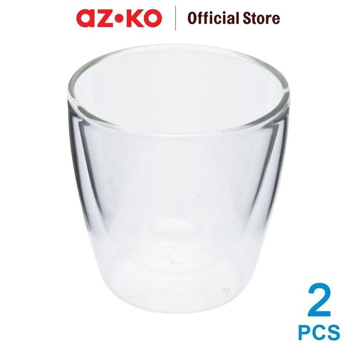 DELICIA 160 ML SET 2 PCS GELAS DOUBLE WALL