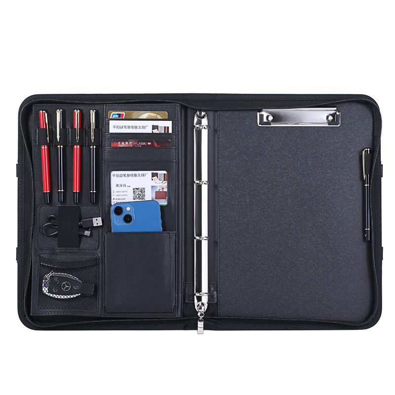 

Map Kulit A4 Multifungsi dengan Resleting - Map Dokumen Bisnis, Map Manager, Map Organizer, Hadiah Korporat |XWMROBXA|