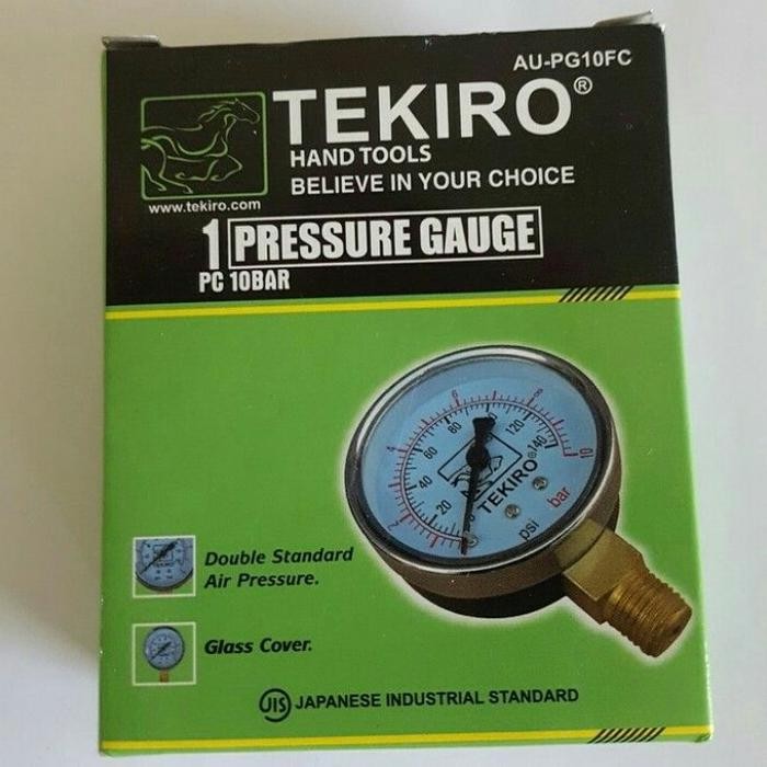 TERSEDIA PRESSURE GAUGE TEKIRO 2.5 INCH PENGUKUR TEKANAN