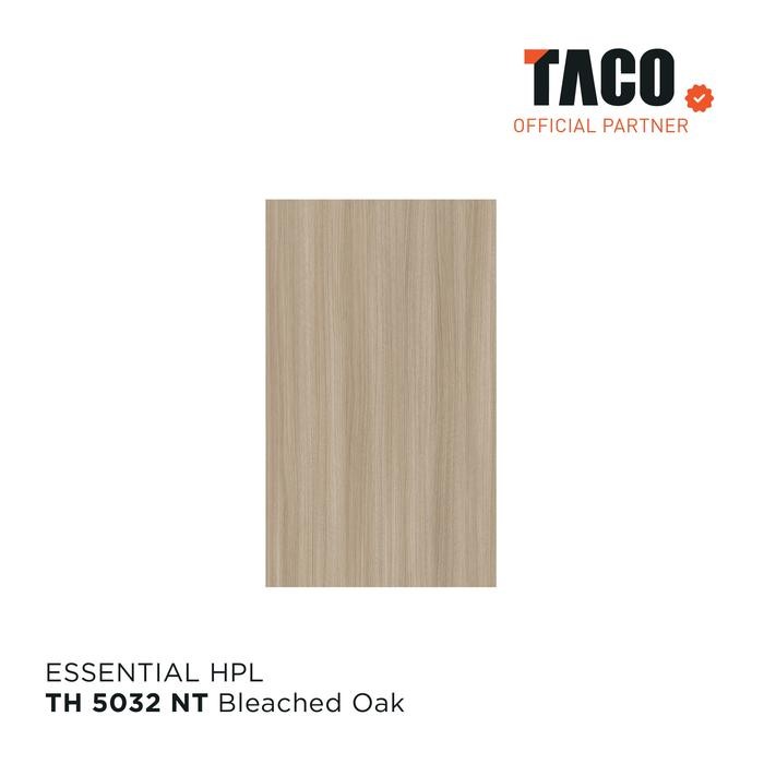 TACO Laminate HPL Serat Kayu Per 1 Lembar 122CM X 244CM - TH 5032 NT Bleached Oak