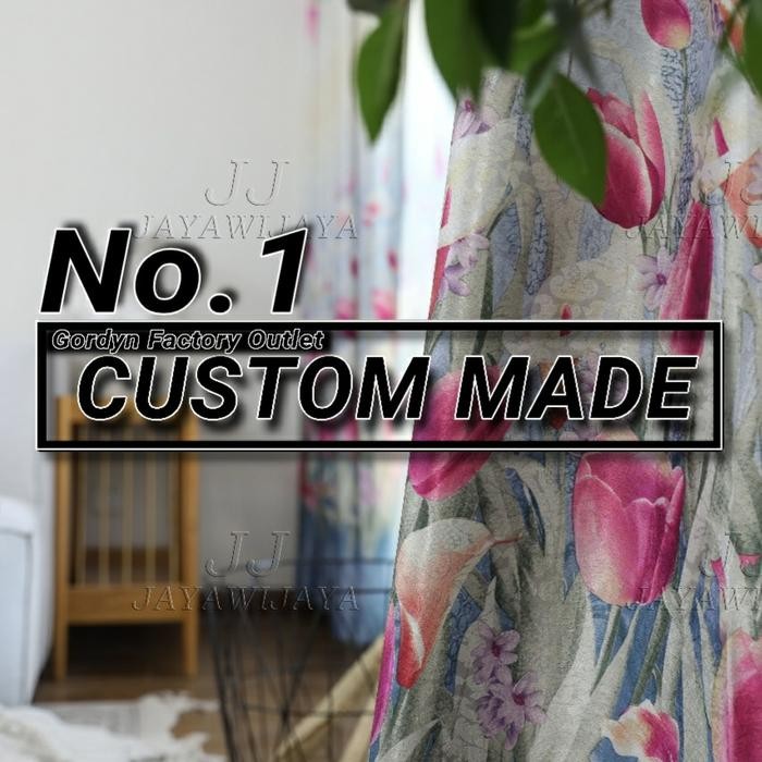 Custom 1 Gorden Minimalis Elegan/Tirai Jendela