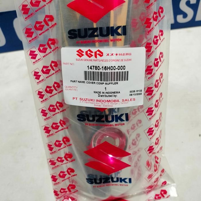 Bisa E-Faktur Cover Tameng Croom Pelindung Panas Knalpot Shogun 125 Fl Rr Robot Ori Sgp 14780-16H00