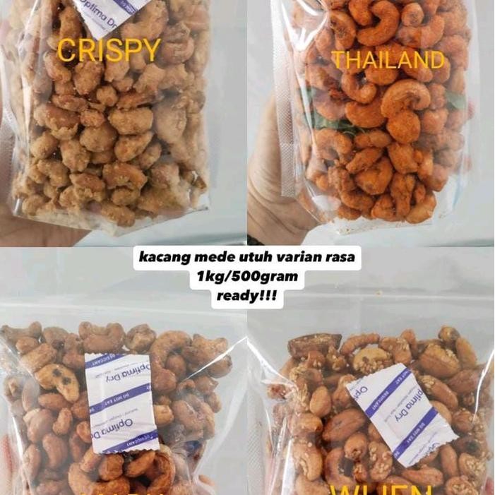 

Kacang mede utuh varian rasa ukuran 1kg