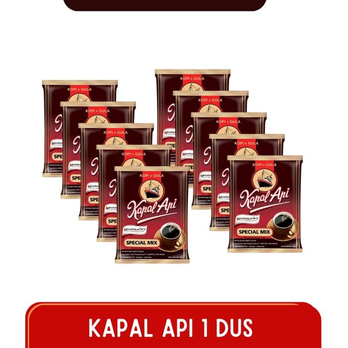 

Kopi Bubuk Kapal Api Spesial mix 23 gr 1 dus