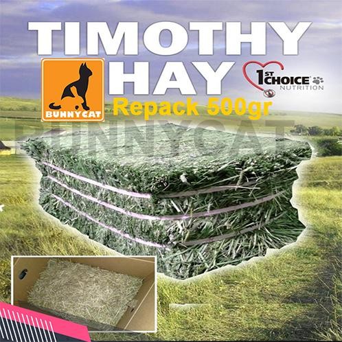 tersedia timothy hay first choice 500gr - rumput hay kelinci 1st cut