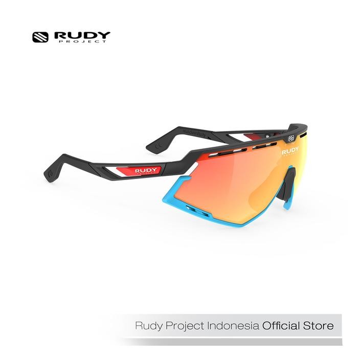 PROMO RUDY PROJECT DEFENDER BLACK MATTE AZUR BACHRAIN MCLAREN MLASER ORANGE SIAP KIRIM
