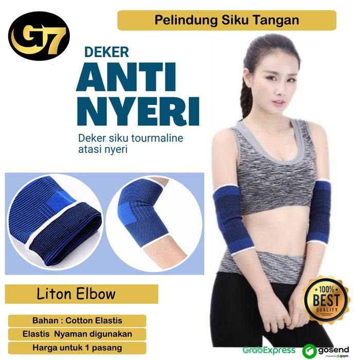 PROMO DEKKER TANGAN PELINDUNG SIKU DEKER ELBOW OLAHRAGA CIDERA ELBOW PERGELANGAN TANGAN LITON ELBOW