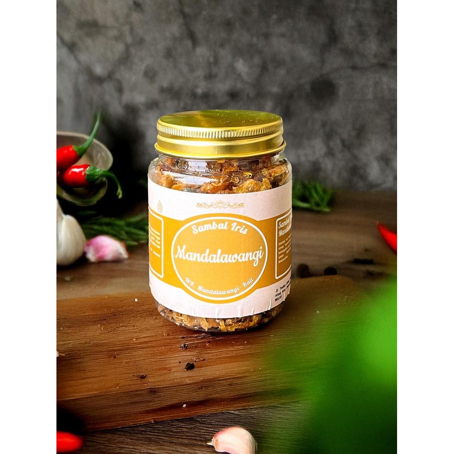 

Oleh Oleh Khas Bali, Sambal Iris Mandalawangi Berat 70 Gram