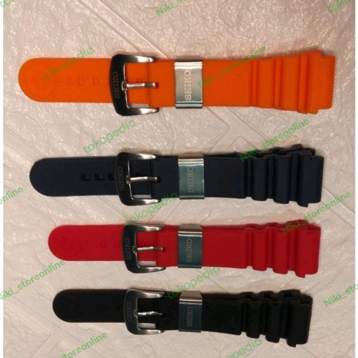 Strap Rubber Silicone Seiko Diver Tali Karet Silikon Seiko Diver 22Mm Ori Original Asli