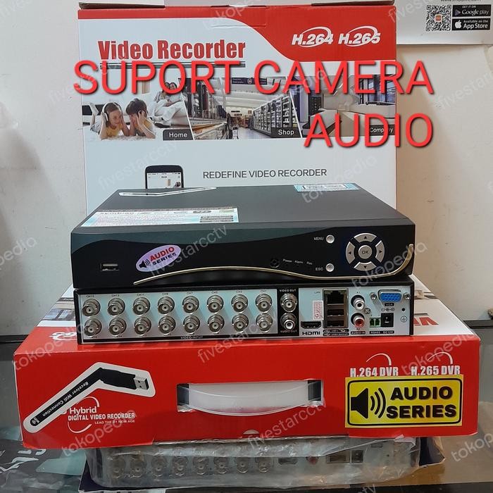 DVR XMEYE 16CH FULL HD 1080P HYBRID 6 IN1