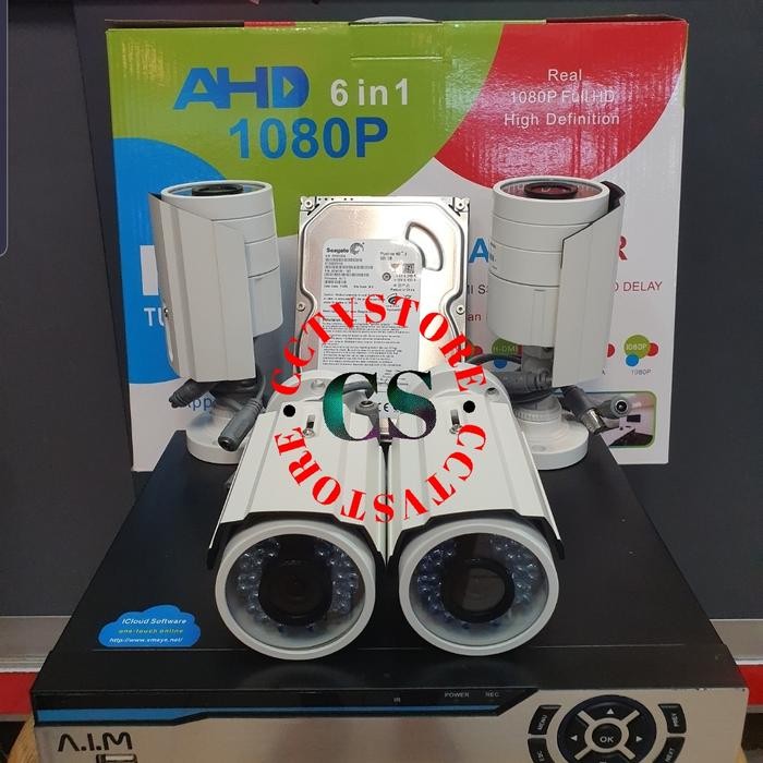 PAKET CCTV 4 CHANNEL 3MP PAKET CCTV 4 KAMERA OUTDOOR 3MP