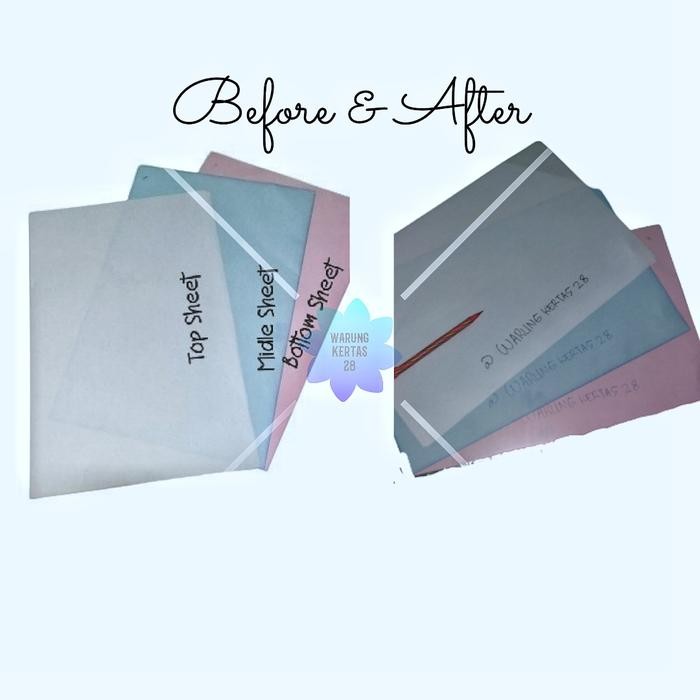 

[250Lembar] Kertas Ncr Folio/Top Sheet