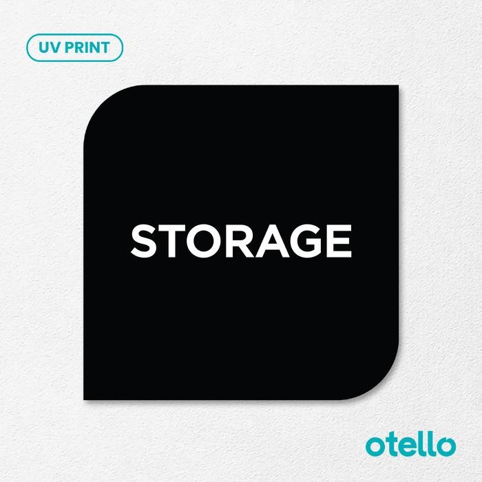 

Storage Sign Board Akrilik Tempel Dinding / Papan Acrylic Restoran Original