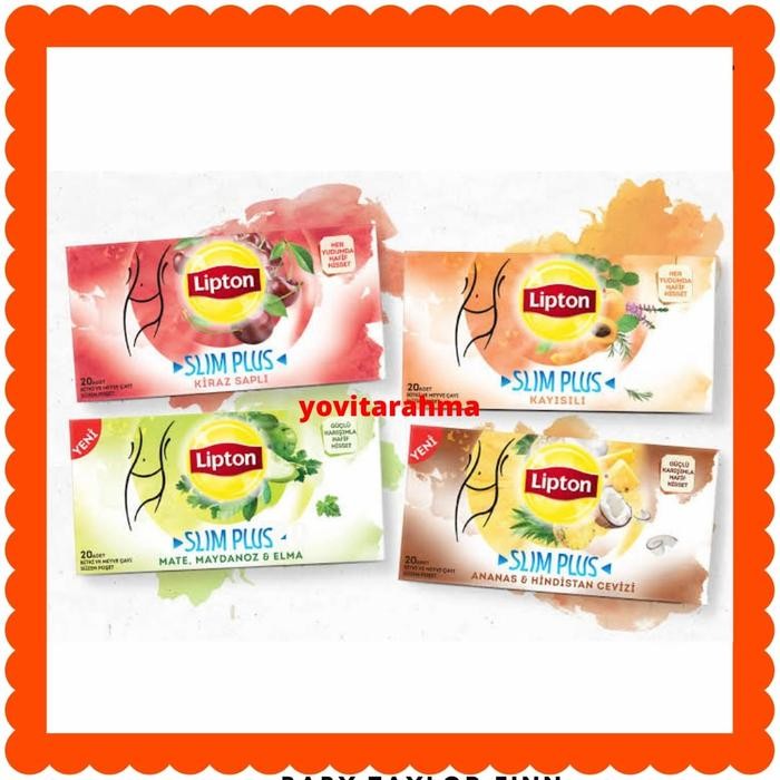 

Exp Lama Lipton Slimplus Teh Turki 25 Sachet - Teh Slim Form Turkiye