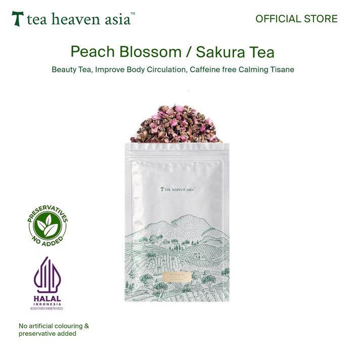 

Exp Lama Tea Heaven Peach Blossom Tea 50gr - Teh Bunga Persik Sakura Premium