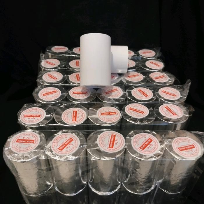 

Kertas struk kasir printer thermal 58/57x40mm 10 pcs Roll