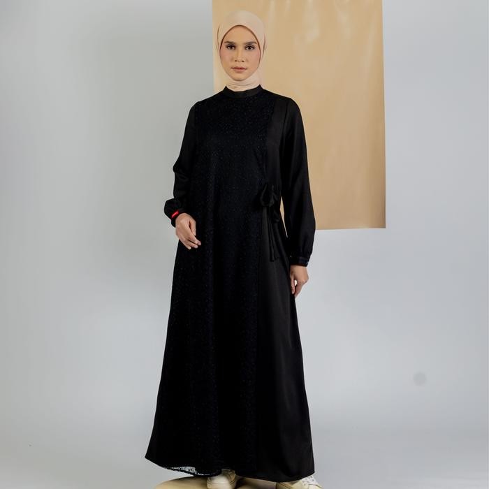 ORIGINAL [DAUKY] New Arrival Gamis Wanita Raya Series Dress Layer L Dress Layer Lace READY STOCK