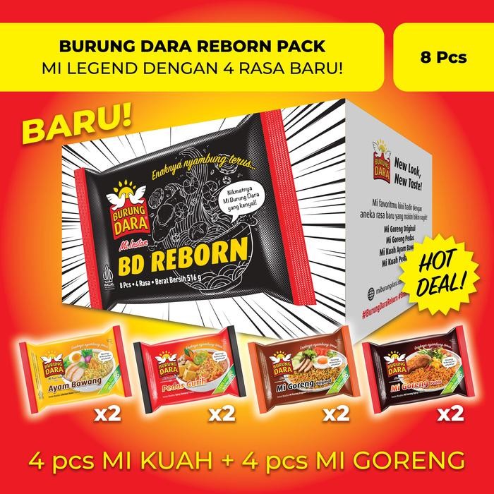 

Pilihan- Burung Dara Instan Reborn Pack 8 Pcs