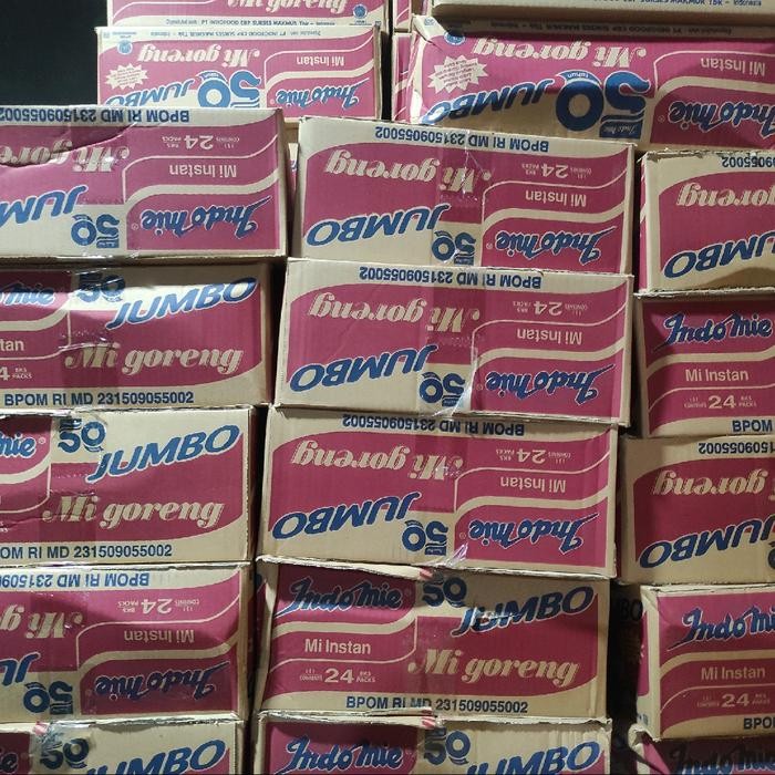 

Pilihan- Indomie Goreng Jumbo 129Gram Per Dus (24 Pcs) Instan Makanan Food Noodles Noodle Mie