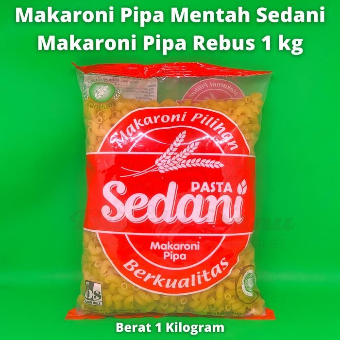 

Pilihan- Makaroni Pipa Mentah Sedani Makaroni Pipa Rebus 1 Kg