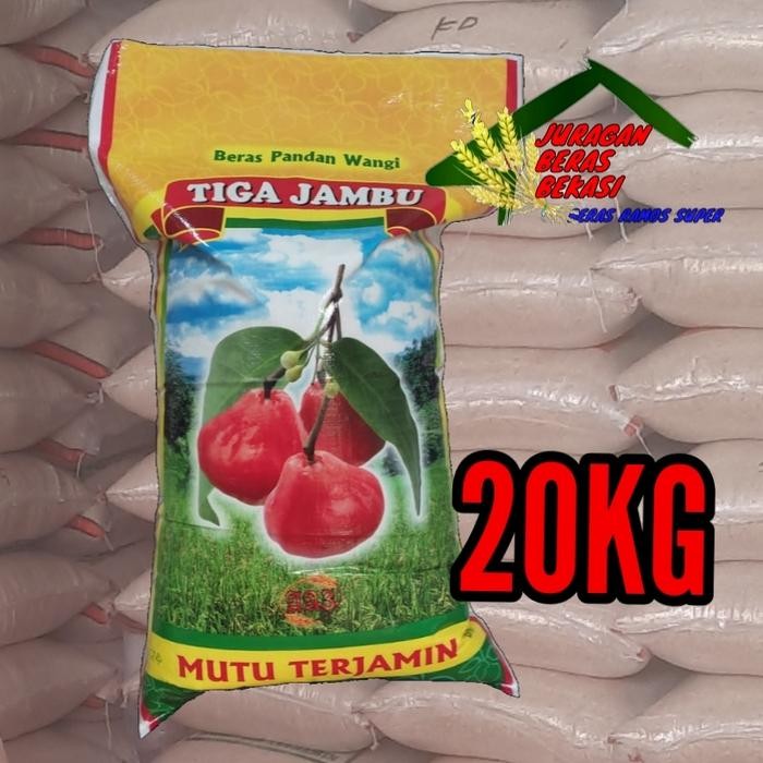 

Pilihan- Beras Pandan Wangi Super Asli Cap Tiga Jambu 20Kg Murah