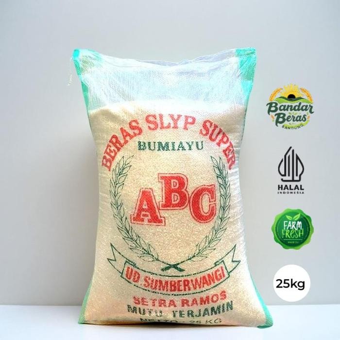 

Pilihan- Beras Setra Ramos Slyp Super Cap Abc Bumi Ayu 25Kg