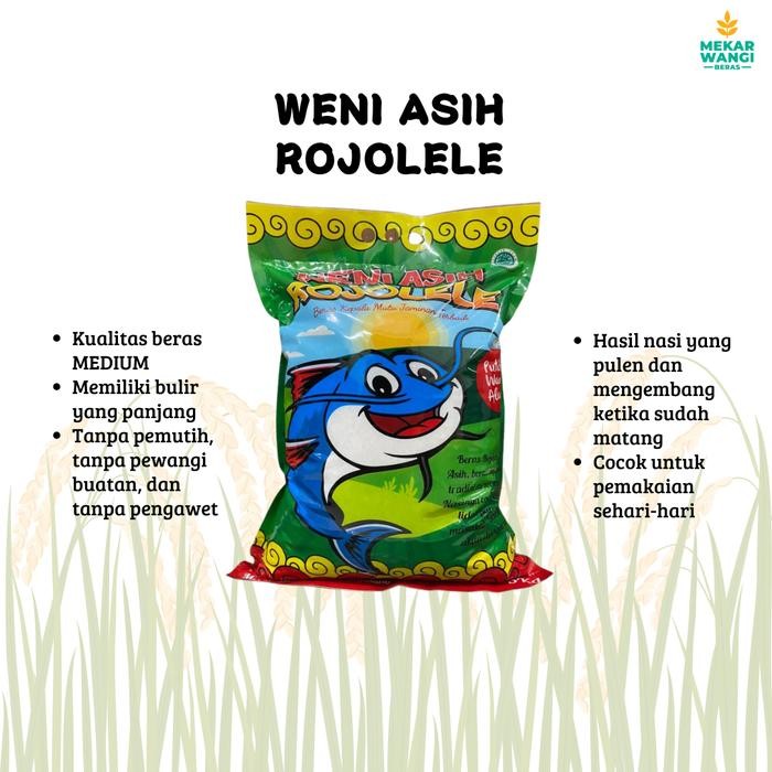 

Pilihan- Beras Weni Asih Rojolele 5Kg