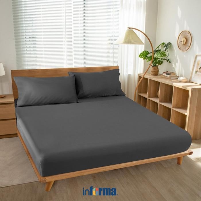 ready informa seprai katun fitted - sprei aesthetic bed sheet aksesoris tempat tidur