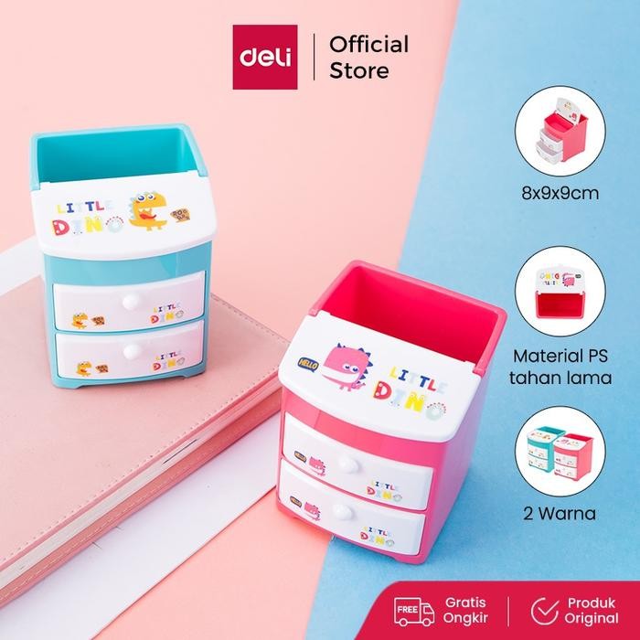 

jjm - Deli E9136 School Pen Holder/Tempat Pulpen-Dino School Pen Holder
