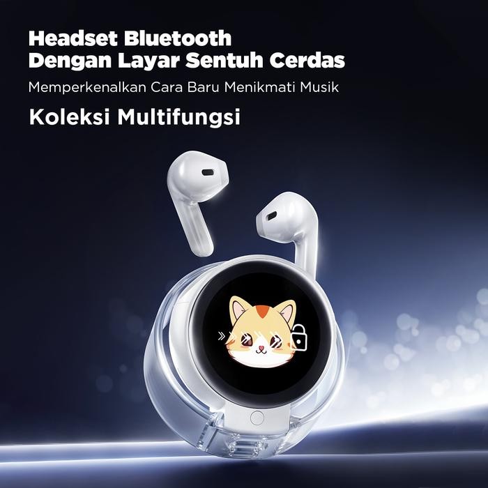 KINGLUY A21 TWS WIreless Bluetooth 54 with ni LED Full Color Screen Earphone TWS Touch Screen LED