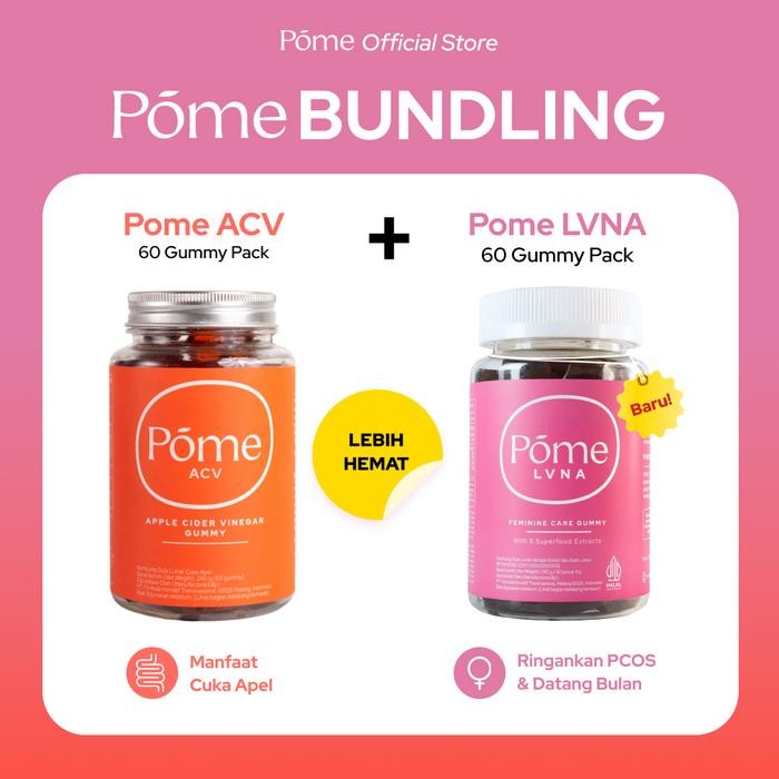 

POME BUNDLING (Pome ACV 1 Botol & Pome LVNA 1 Botol) - Lebih Hemat!