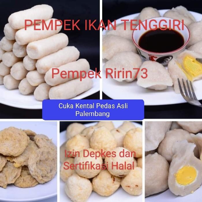 

100 Pcs Pempek Tenggiri Asli Palembang Cuka Enak ( Pempek Ririn73) Frozen Food