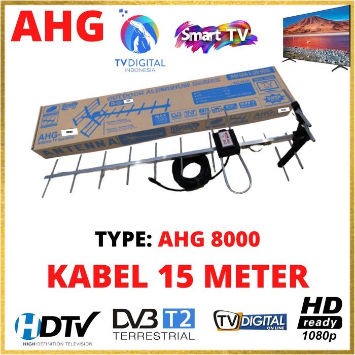Antena TV Digital AHG 8000 Antena TV Outdoor Antenna UHF antena tv