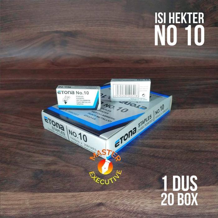 

Pilihan- Etona Isi Staples / Hekter / Stapler No. 10 (Dus)