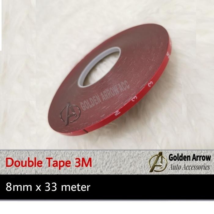 

Pilihan- Double Tape 3M / 3M Merah Lem Bolak Balik 8Mm X 33 Meter
